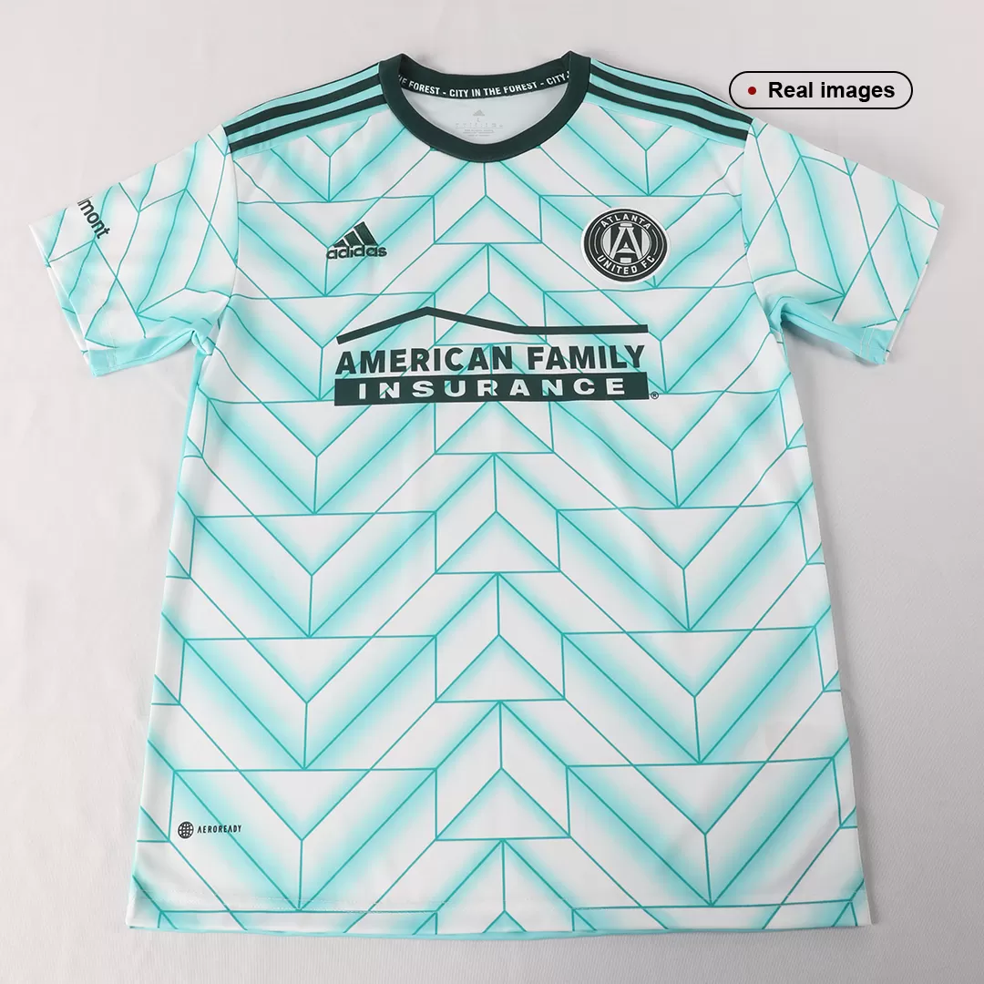 2022-23 Atlanta United FC Away Authentic Light Green Jersey With