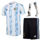 Adidas Argentina Home Soccer Jersey Kit(Jersey+Shorts+Socks) 2021