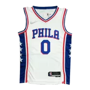 Philadelphia 76ers Tyrese Maxey #0 2021/22 Swingman NBA Jersey - Icon Edition - soccerdeal