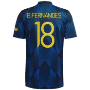 B.FERNANDES #18 Manchester United Third Away Soccer Jersey 2021/22 - UCL - soccerdealshop