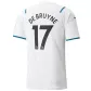 Replica Puma Kevin de Bruyne #17 Manchester City Away Soccer Jersey 2021/22 - soccerdealshop