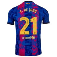 Replica Nike F.DE JONG #21 Barcelona Third Away Soccer Jersey 2021/22 - soccerdealshop