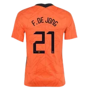 Replica Nike F.DE JONG #21 Netherlands Home Soccer Jersey 2020 - soccerdealshop