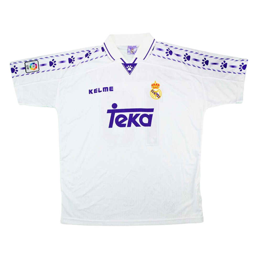 Retro 1996/97 Real Madrid Home Soccer Jersey - soccerdeal