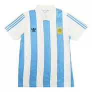 Retro 1993 Argentina Centennial Home Soccer Jersey - soccerdealshop