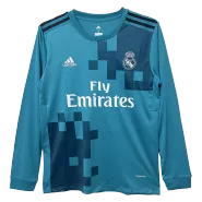 Retro 2017/18 Real Madrid Away Long Sleeve Soccer Jersey - soccerdealshop