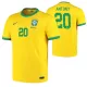 Antony #20 Brazil Home Soccer Jersey 2021 - soccerdeal