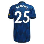 Replica Adidas Jadon Sancho #25 Manchester United Third Away Soccer Jersey 2021/22 - soccerdealshop