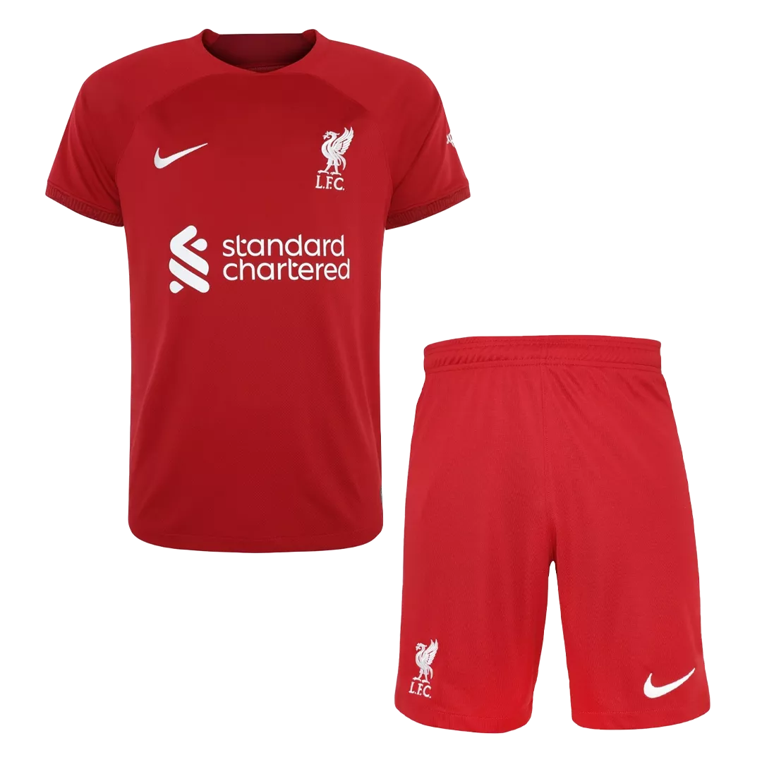 Nike Liverpool Home Soccer Jersey Kit(Jersey+Shorts+Socks) 2022/23 - soccerdealshop
