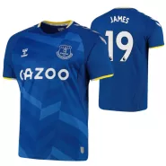 Replica Hummel James Rodriguez #19 Everton Home Soccer Jersey 2021/22 - soccerdealshop
