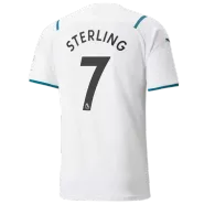 Replica Puma Raheem Sterling #7 Manchester City Away Soccer Jersey 2021/22 - soccerdealshop
