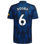 Replica Adidas POGBA #6 Manchester United Third Away Soccer Jersey 2021/22 - soccerdealshop
