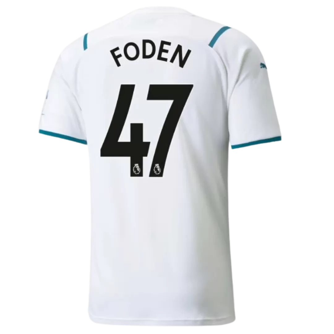 FODEN #47 Manchester City Away Soccer Jersey 2021/22