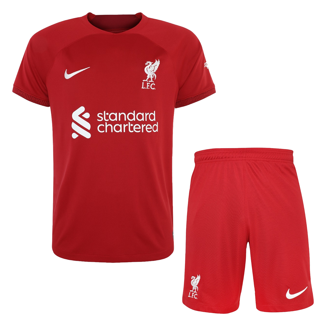Kid's Nike Liverpool Home Soccer Jersey Kit(Jersey+Shorts) 2022/23