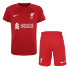 Kid's Nike Liverpool Home Soccer Jersey Kit(Jersey+Shorts) 2022/23 - soccerdealshop