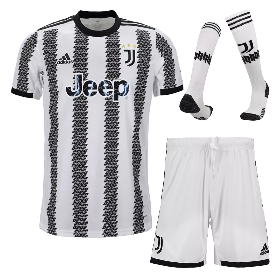 Adidas Juventus Home Soccer Jersey Kit(Jersey+Shorts+Socks) 2022/23