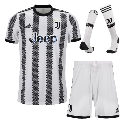 Adidas Juventus Home Soccer Jersey Kit(Jersey+Shorts+Socks) 2022/23 - soccerdealshop