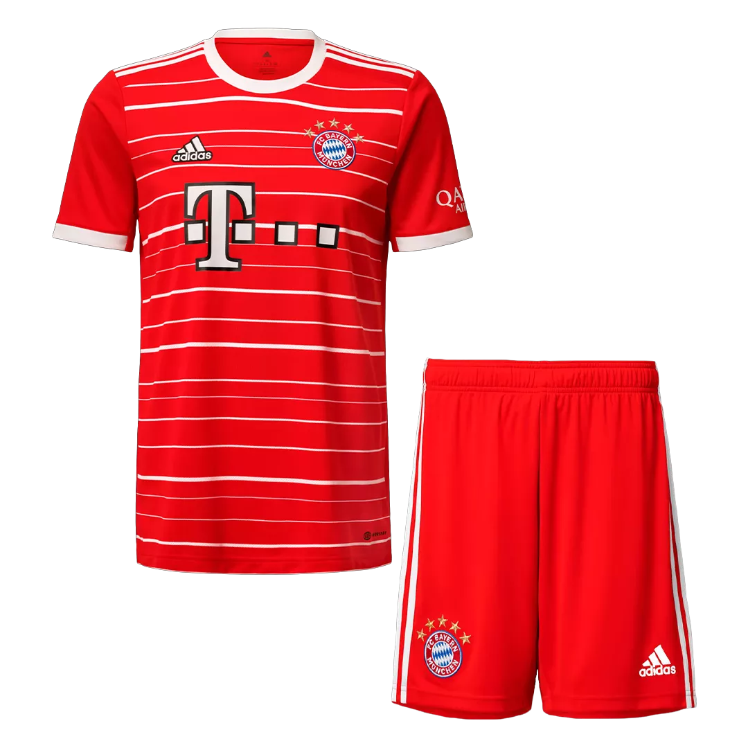 Adidas Bayern Munich Home Soccer Jersey Kit(Jersey+Shorts) 2022/23