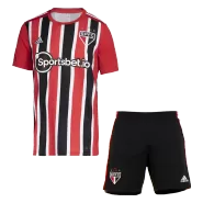 Adidas Sao Paulo FC Away Soccer Jersey Kit(Jersey+Shorts) 2022/23 - soccerdealshop