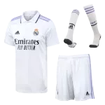 Adidas Real Madrid Home Soccer Jersey Kit(Jersey+Shorts+Socks) 2022/23 - soccerdealshop