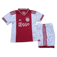 Kid's Adidas Ajax Home Soccer Jersey Kit(Jersey+Shorts) 2022/23 - soccerdealshop