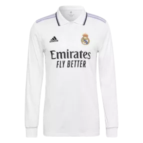 Real Madrid Home Long Sleeve Soccer Jersey 2022/23 - soccerdeal