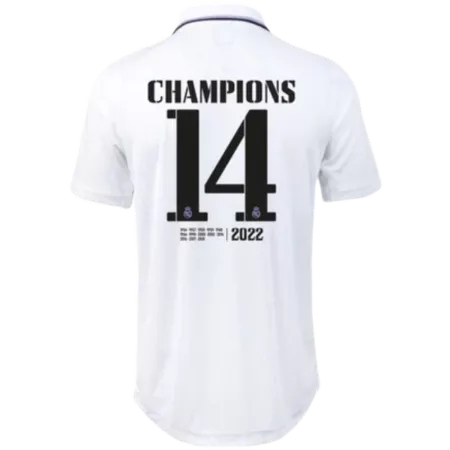Authentic Jersey CHAMPIONS #14 Real Madrid Home Soccer Jersey 2022/23 - soccerdeal
