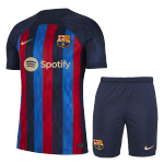 Nike Barcelona Home Soccer Jersey Kit(Jersey+Shorts) 2022/23