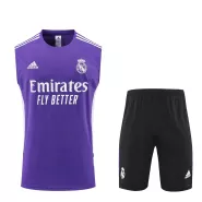 Adidas Real Madrid Sleeveless Training Kit (Top+Shorts) 2022/23 - soccerdealshop