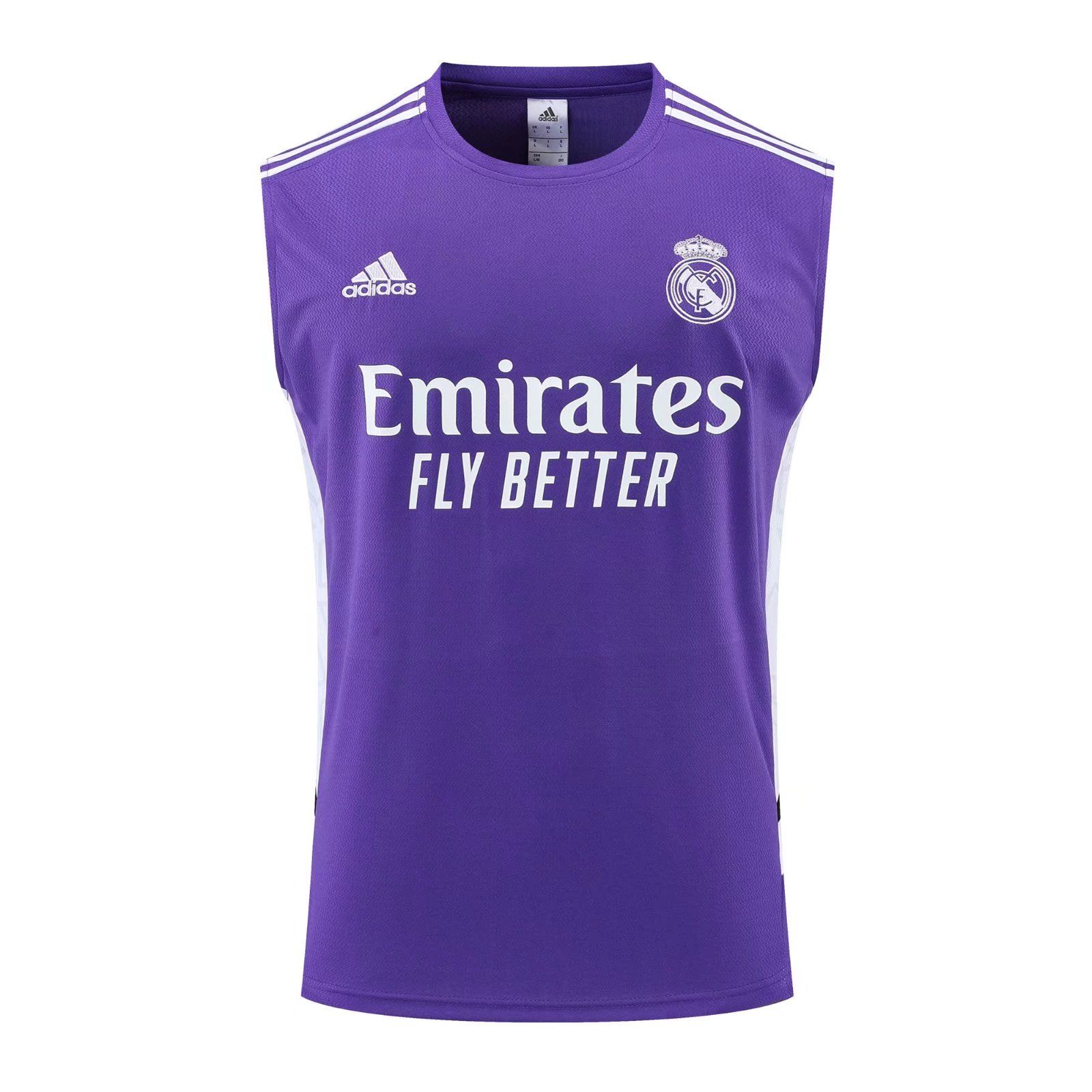 Adidas Real Madrid '22 Purple Training Jersey, Men's, Small