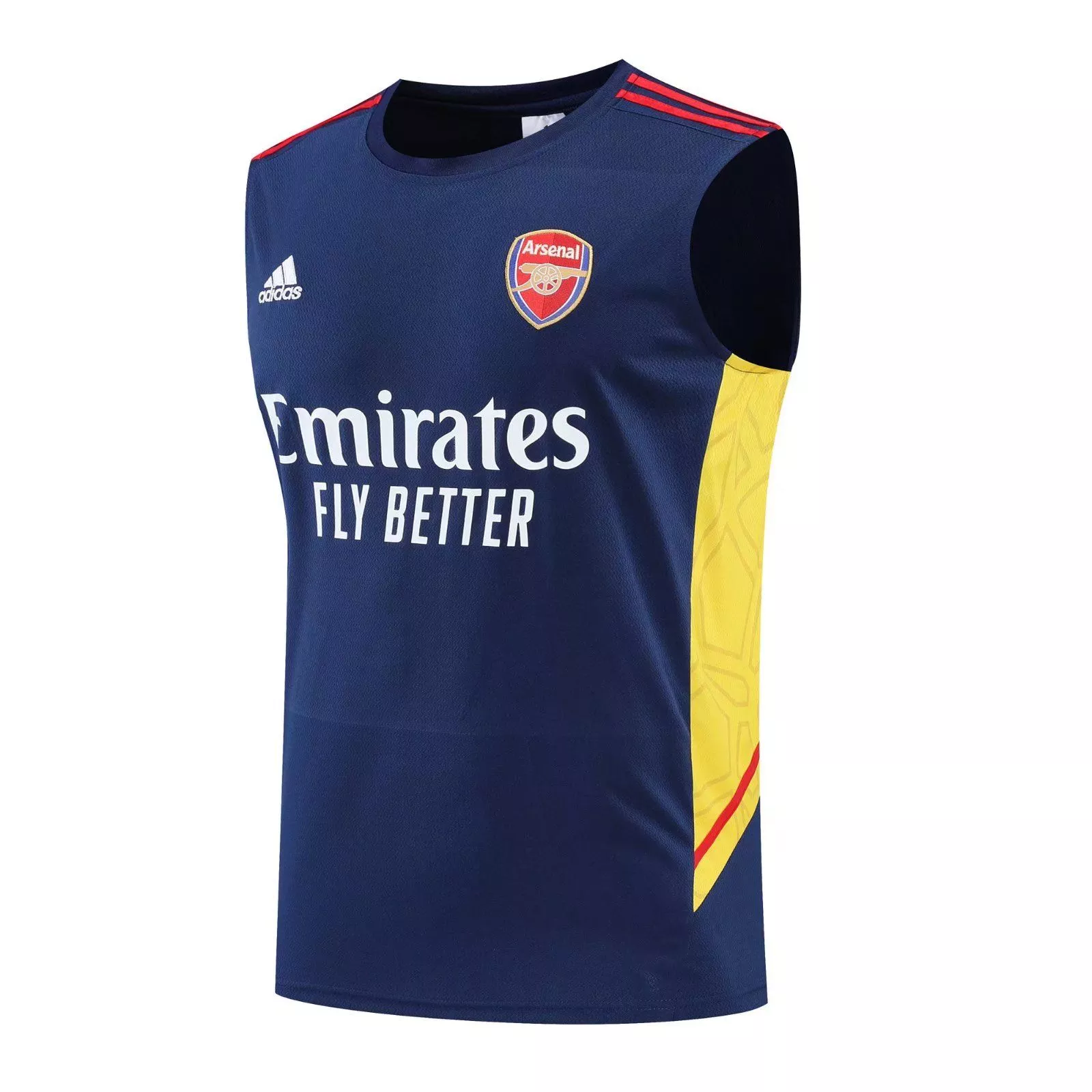 trog Plons Aanvulling Adidas Arsenal Sleeveless Training Kit (Top+Shorts) 2022/23