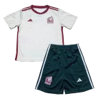Kid's Adidas Mexico Away Soccer Jersey Kit(Jersey+Shorts) 2022/23 - soccerdealshop