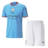 Puma Manchester City Home Soccer Jersey Kit(Jersey+Shorts) 2022/23 - soccerdealshop