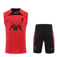 Nike Liverpool Sleeveless Training Kit (Top+Shorts) 2022/23 - soccerdealshop