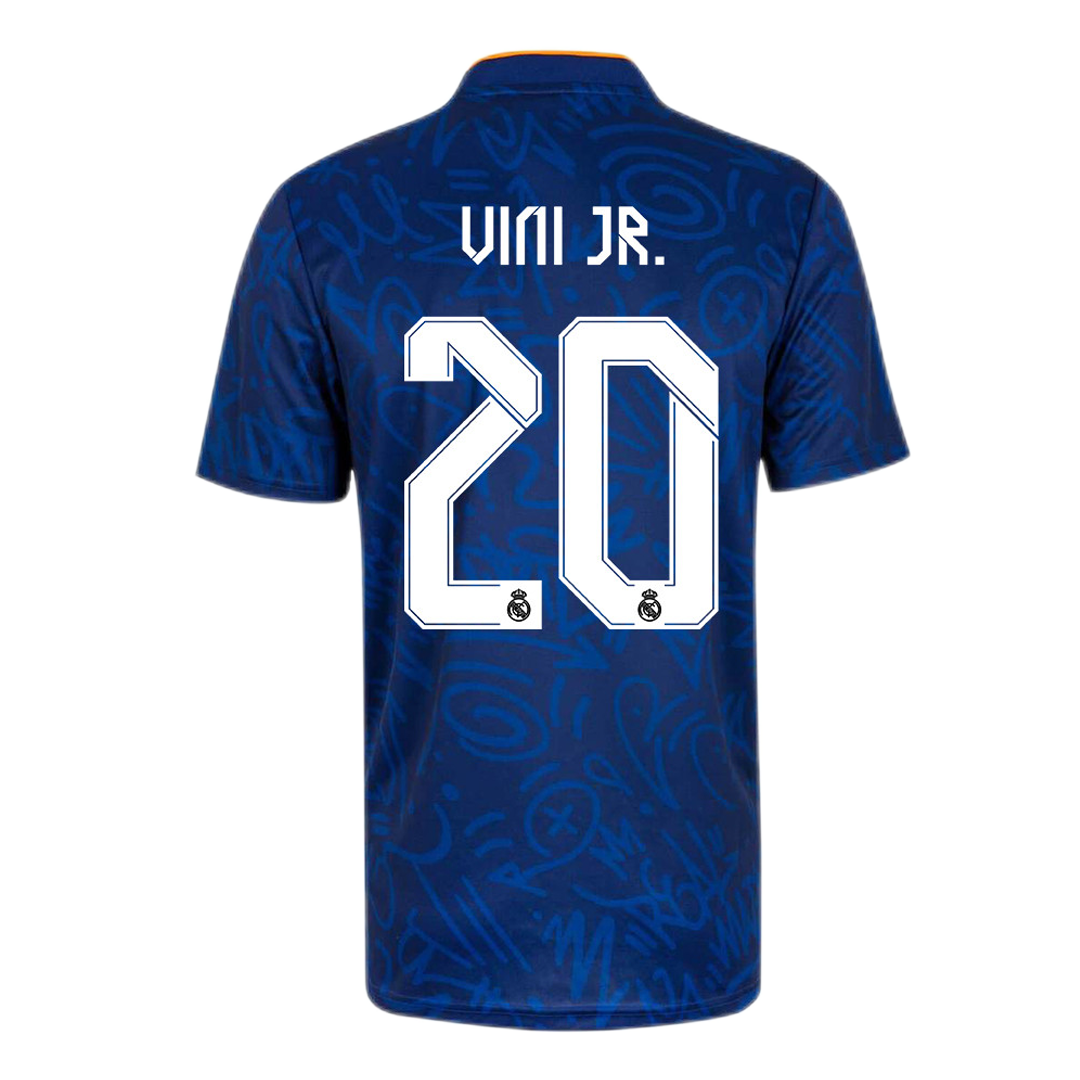 2021/22 Real Madrid Authentic Away Jersey #20 Vini Jr. 2XL UCL