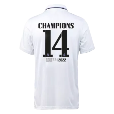 CHAMPIONS #14 Real Madrid Home Soccer Jersey 2022/23 - soccerdeal