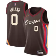 Portland Trail Blazers Damian Lillard #0 2020/21 Swingman NBA Jersey - City Edition - soccerdeal