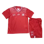 Kid's Puma Switzerland Home Soccer Jersey Kit(Jersey+Shorts) 2022 - soccerdealshop