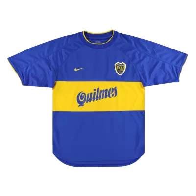 Retro 2000/01 Boca Juniors Home Soccer Jersey - Soccerdeal