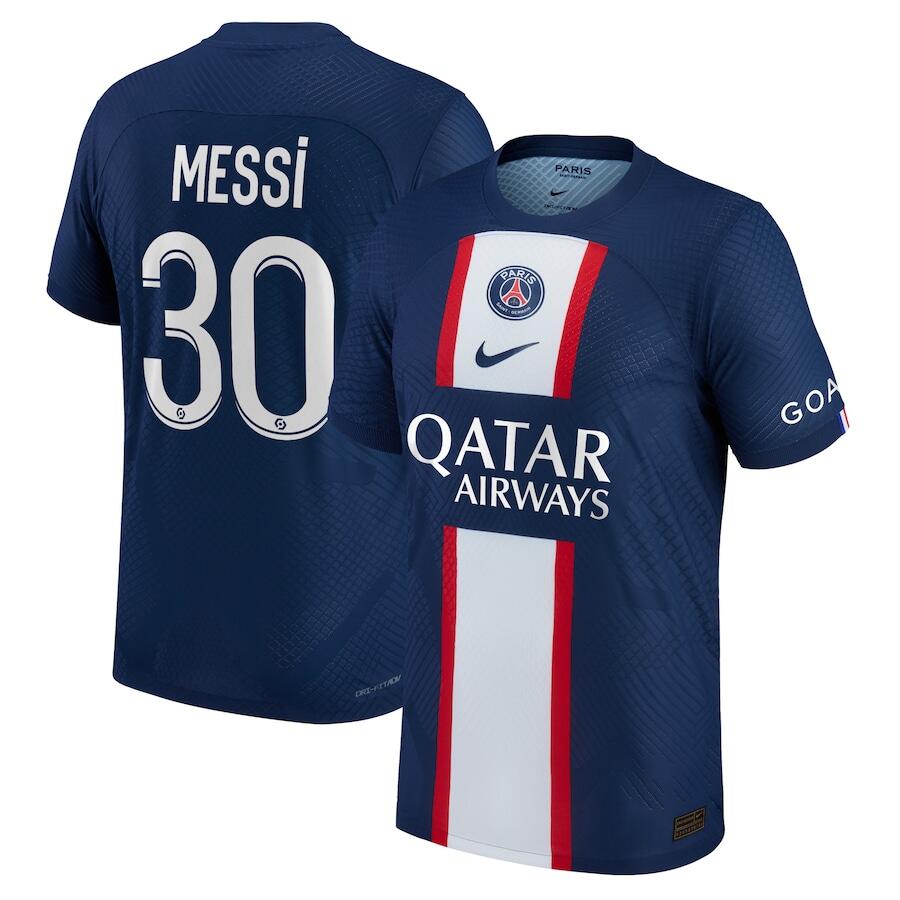 Authentic Messi #30 PSG Home Soccer Jersey 2022/23 - soccerdeal