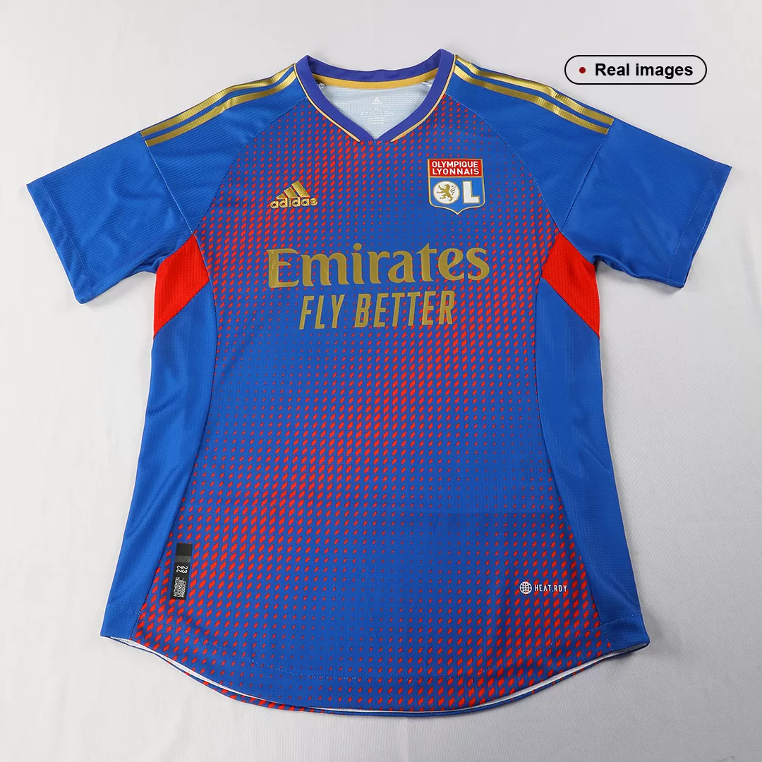 Jersey adidas Olympique Lyon Away Jersey 2023-2024 Hi-Res Blue - Fútbol  Emotion