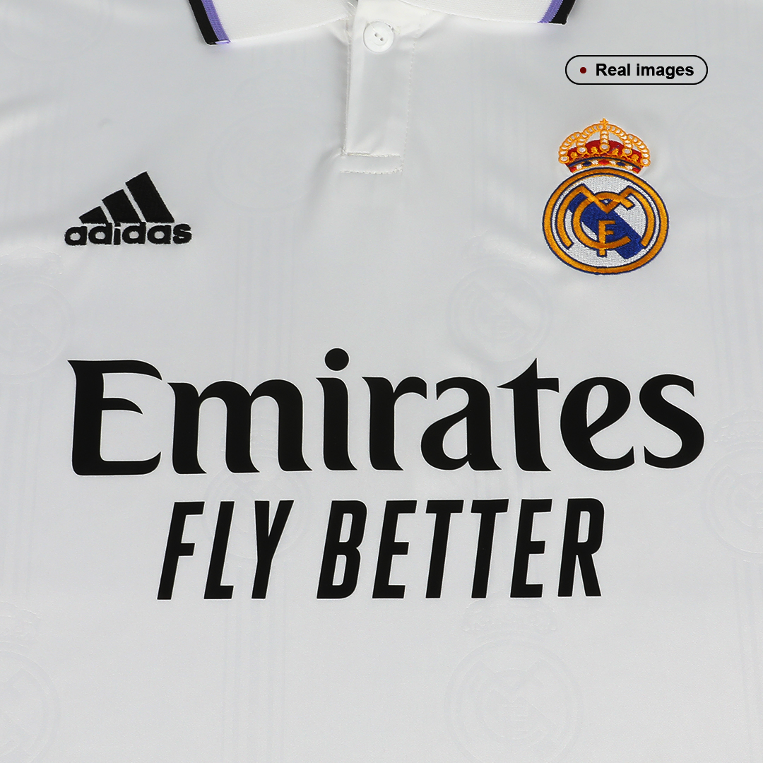 Replica Adidas Real Madrid Home Soccer Jersey 2022/23