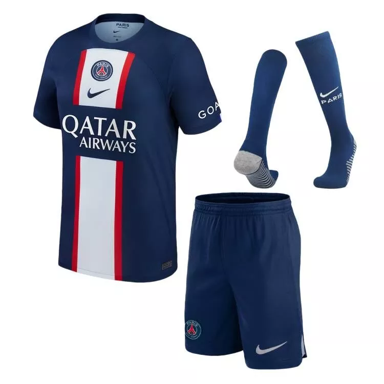 Nike PSG Home Soccer Jersey Kit(Jersey+Shorts+Socks) 2022/23 - soccerdealshop