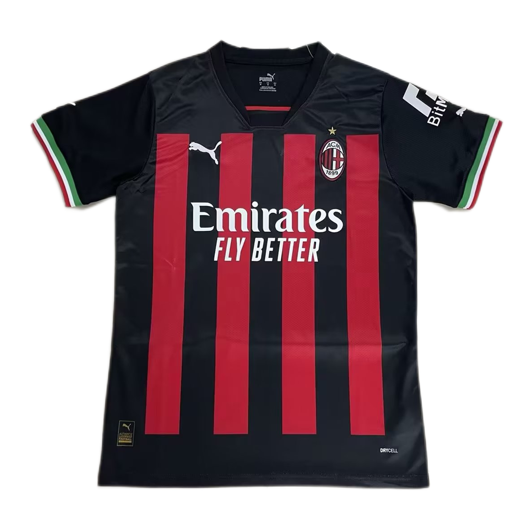 Puma AC Milan Home Soccer Jersey Kit(Jersey+Shorts) 2022/23