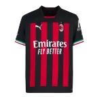AC Milan Soccer Jersey 2022/23 Stadium Home - soccerdealshop