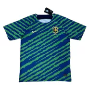 Brazil Pre-Match Training Soccer Jersey 2022 - Blue - soccerdealshop