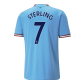 Replica Puma STERLING #7 Manchester City Home Soccer Jersey 2022/23