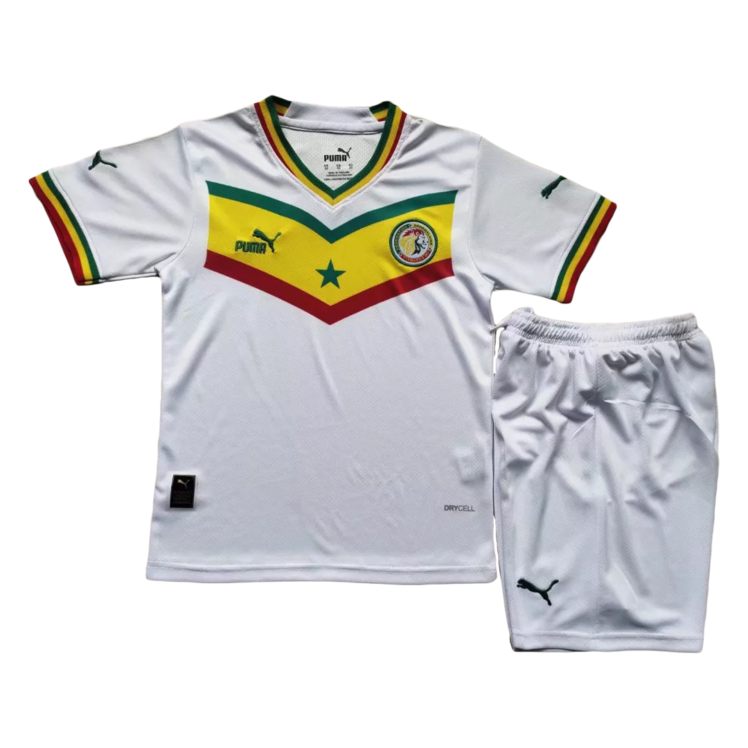 Kid's Puma Senegal Home Soccer Jersey Kit(Jersey+Shorts) 2022/23