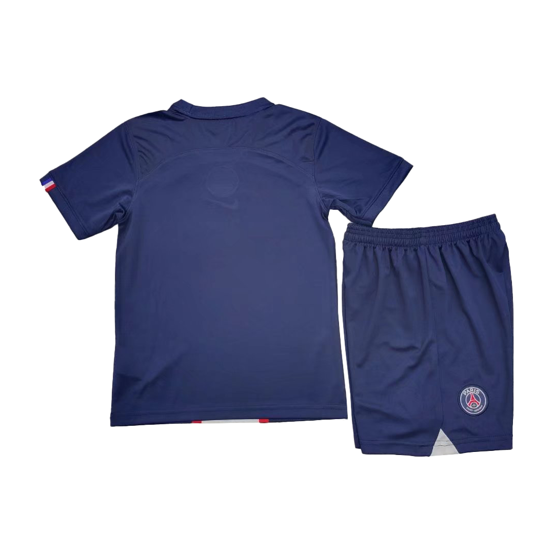 Kid's Nike PSG Home Soccer Jersey Kit(Jersey+Shorts) 2022/23
