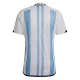 Argentina 3 Stars Home Soccer Jersey Kit(Jersey+Shorts) 2022 - soccerdeal